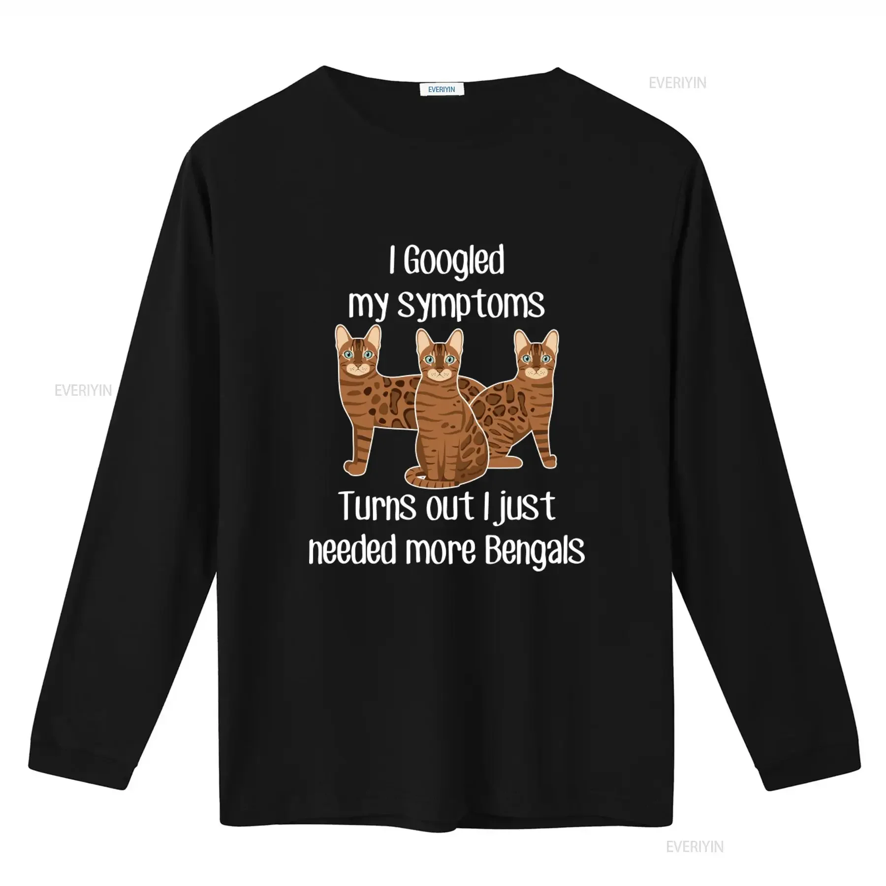 Bengal Cat T Shirt Funny Lover Design Cute Pet Mom Dad Animal I Googled Symptoms Needed More Bengals vintage Washed