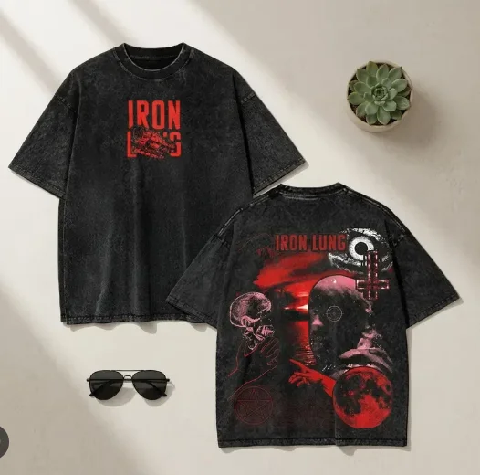 Iron Lung Washed T-shirt 2026 New Model personality Clothes shirt Year round clothing Washed Vintage Loose hot product Classic