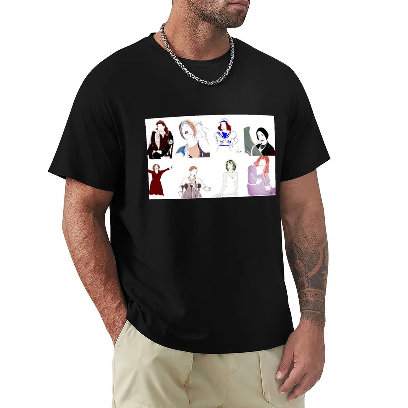 

Patti LuPone T-Shirt plus size clothes T-shirts oversize clothing for men