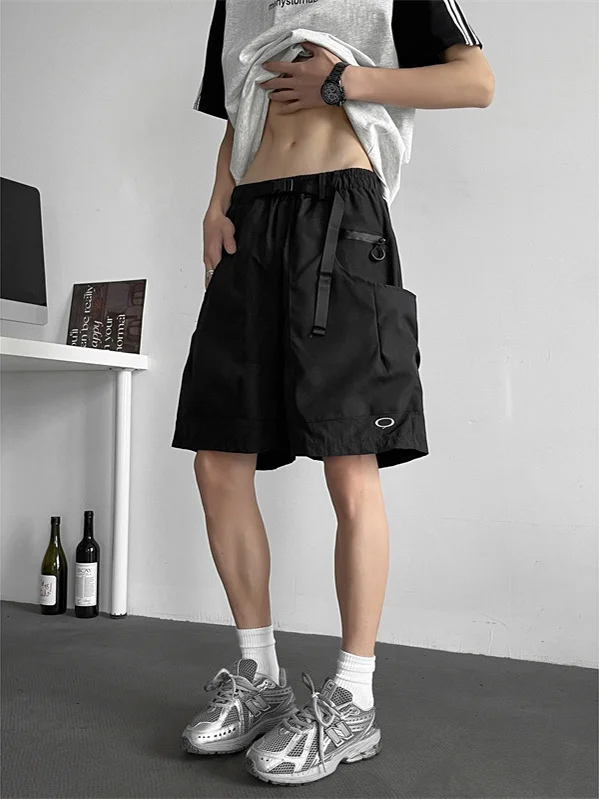 

Cleanfit American Sle Trendy Brand Workwear orts Men's Five-Quarter Patchwork Large ket Umbrella Soldier Functional Wo...