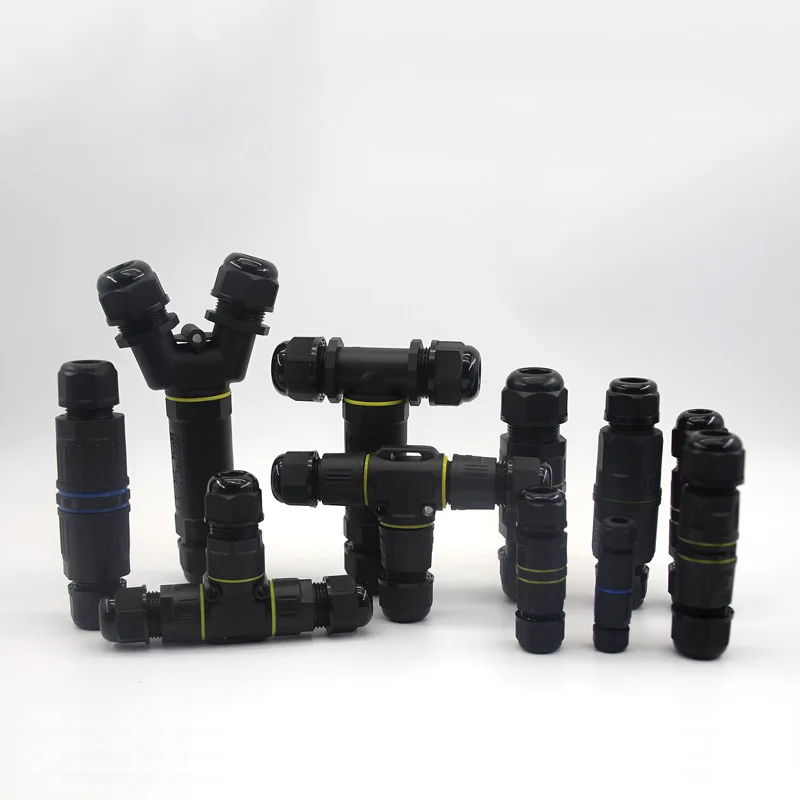 IP68 Wasserdichte Klemmenblöcke Outdoor Regenfeste Drahtverbinder Lötfreie LED-Lampen Elektrische Kabelverbindungen Schnellverbinder