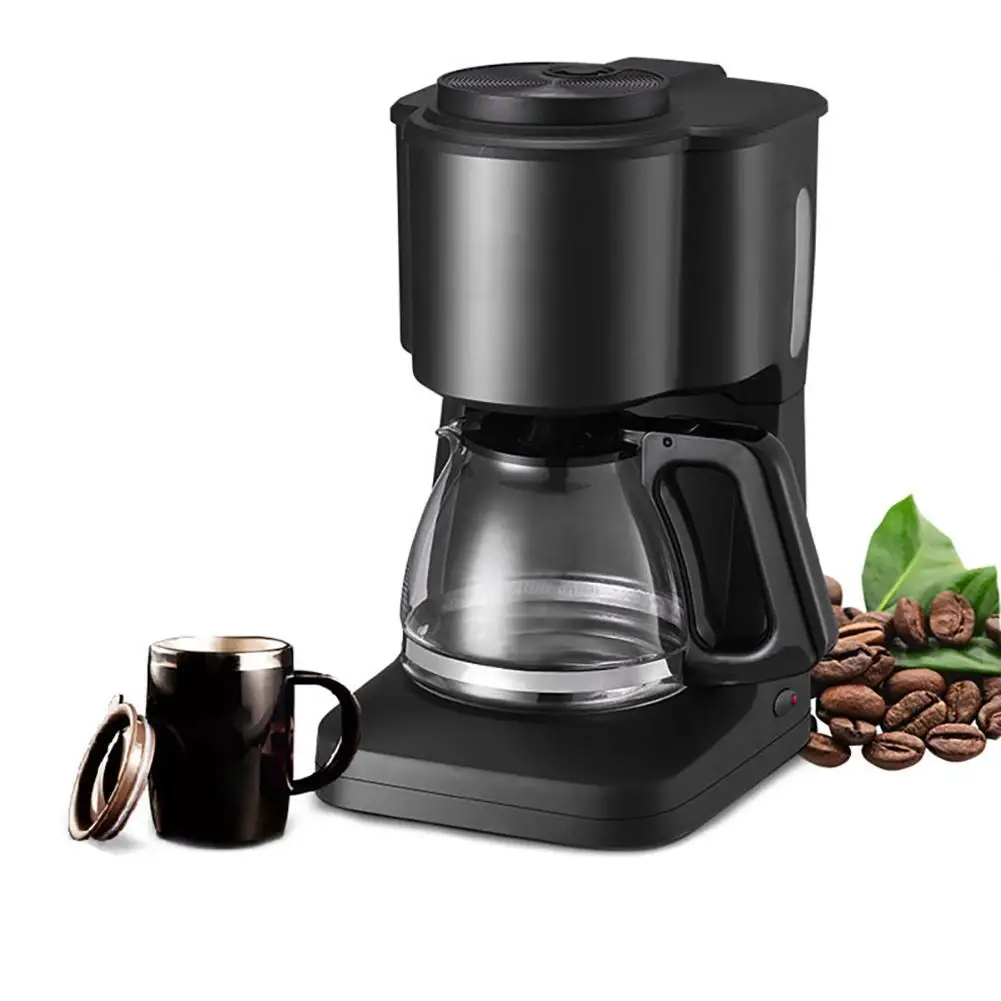 YOUZI Drip Coffee Maker 600w High Power 6 Cups Large Capacity Kitchen Automatic Espresso Machine Espresso Maker