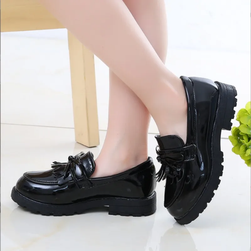 Girl Princess Performance Shoes Academy Style Dance Children's Day Performance Children's Leather Shoes British Style Su Shoes 2