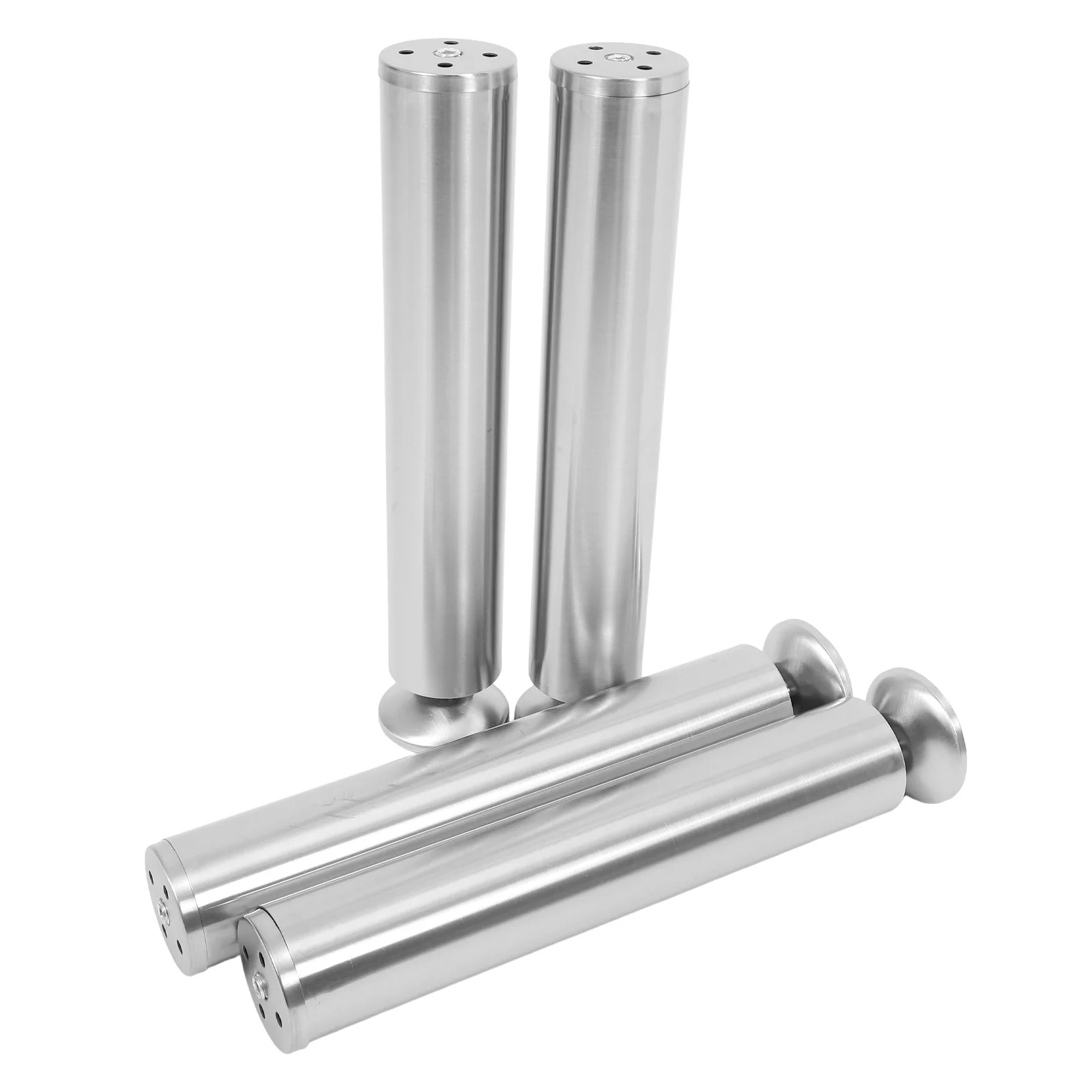 4개입 스테인리스 스틸 가구 다리 조절 가능한 높이 캐비닛 소파 테이블 다리 가구 레벨러 너트 레그 레벨러