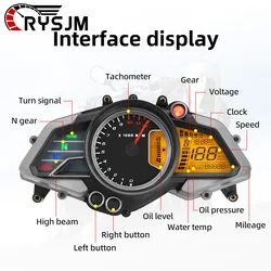 * Motorcycle Speedometer Tachometer Odometer Instrument Oil Level Meter Gauge For Bajaj pulsar 135 150 160 180 200NS 2015-2018