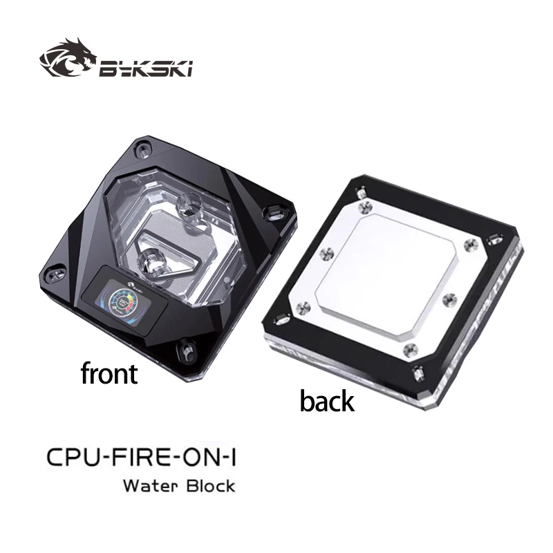 Bykski CPU Water Block Use for INTEL LGA1700/1156/1155/1151/1150 1200 1700 RGB/A-RGB Light CPU-FIRE-ON-I
