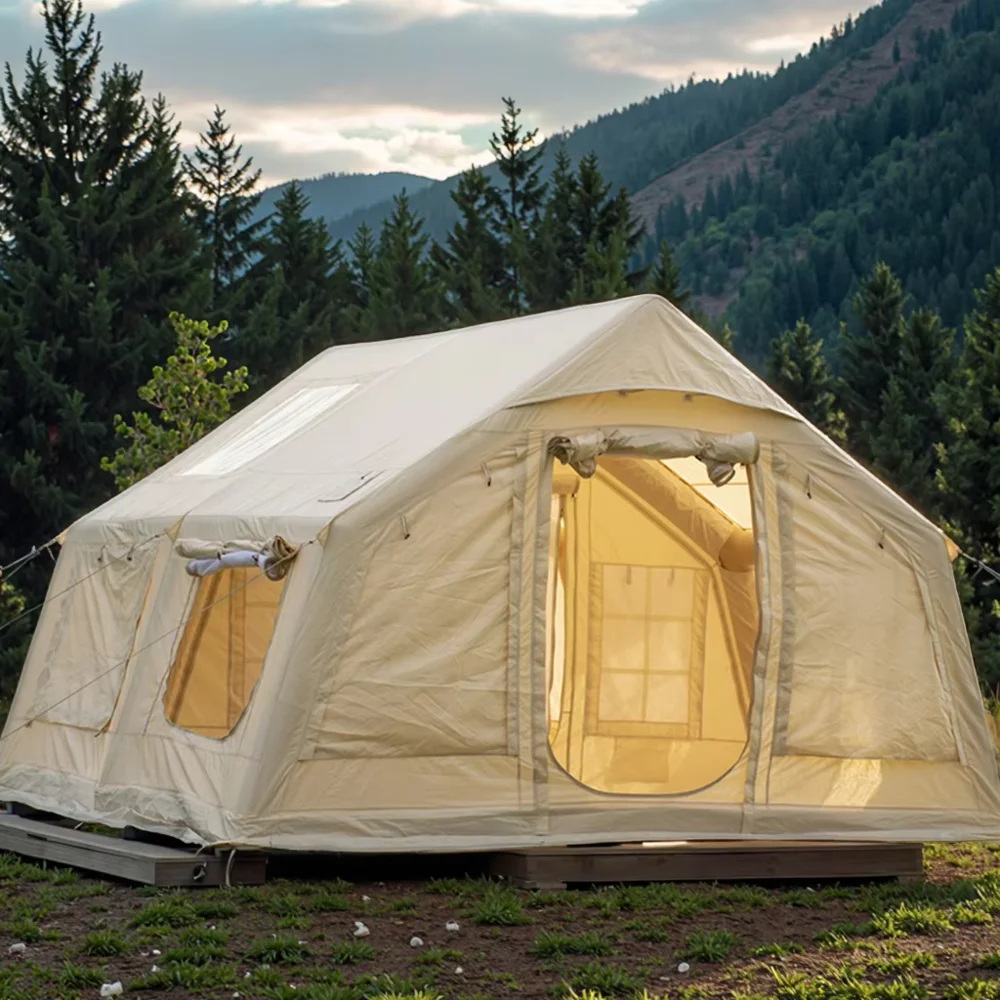 

Hot sale!Blowup Tent Windproof Durable Mobile Rental Camping Inflatable Marquee for Shelter