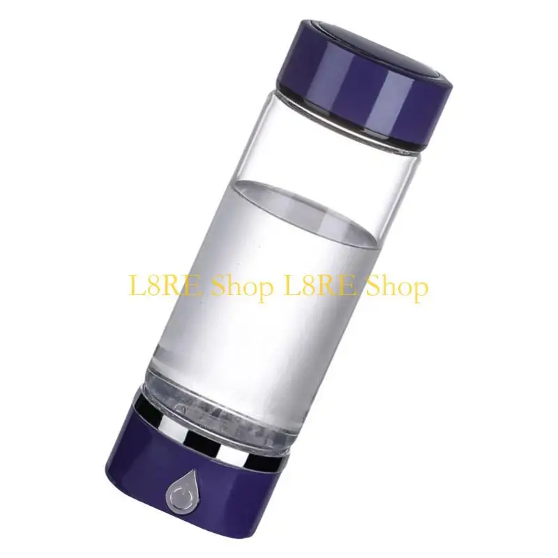 L8RE Practical 420ML Water Cup H Rich Water Cup Hydrogens Water Generator Plastic Texture Perfect for Positive Lifestyle