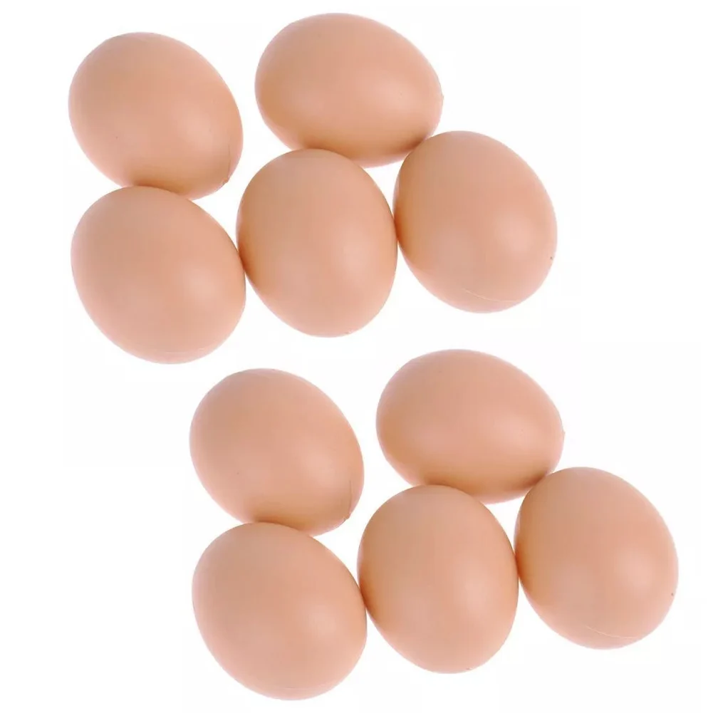 10 Fake Eggs To Make Hens Lay Eggs Poultry Model Nests Egg Model Nests Egg High Quality Egg Toys Chicken Coop Small Fake Eggs