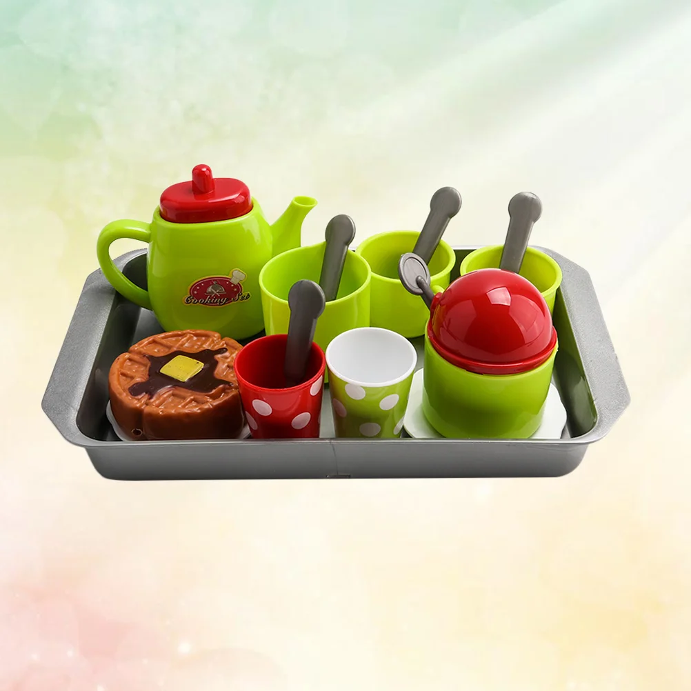 Children's Pretend Play Toys Kitchen Cooking Tableware for Kids Puzzle Kettle Educational