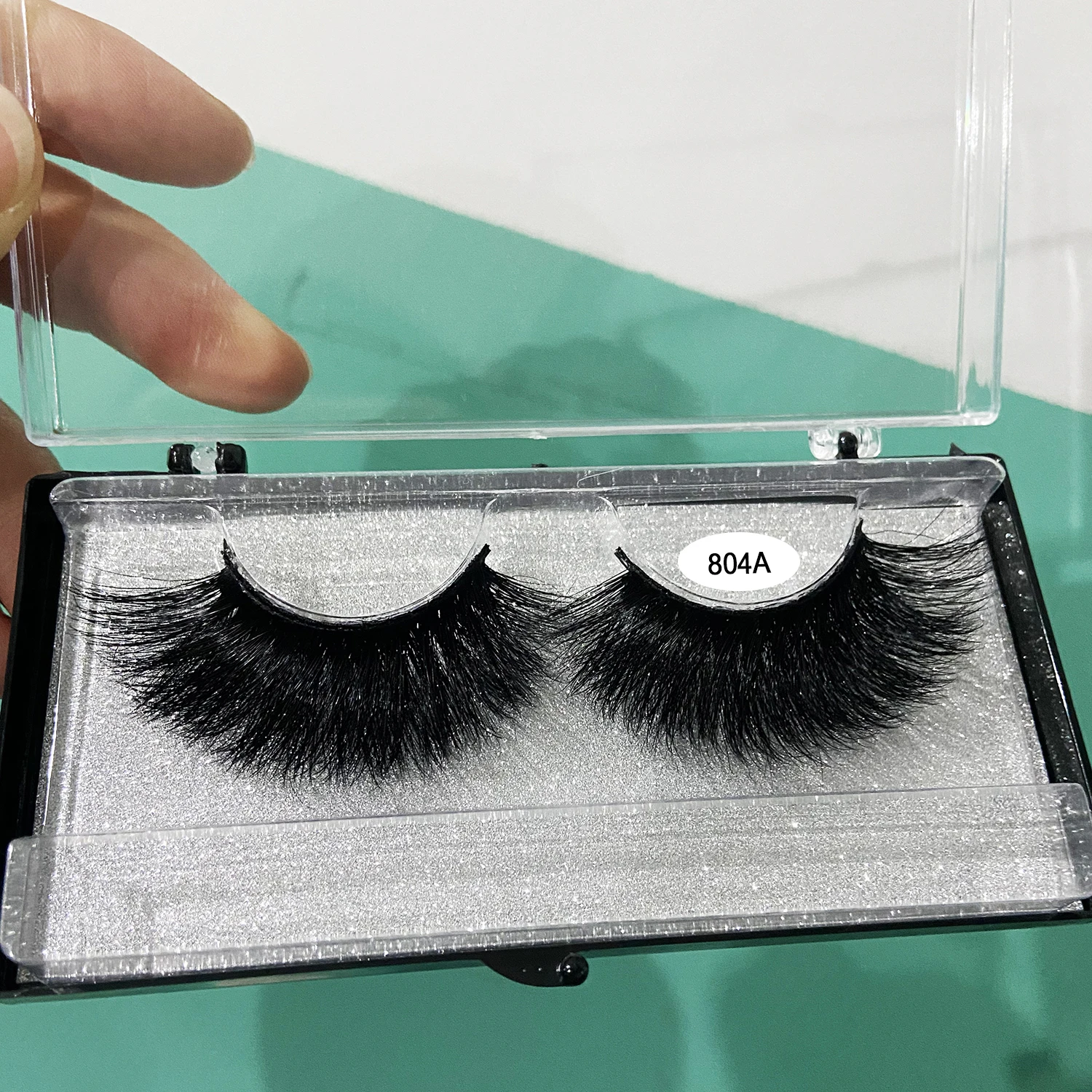 RED SIREN Dramatic Long Thick 25mm Mink Lashes Wholesale Bulk False Eyelashes