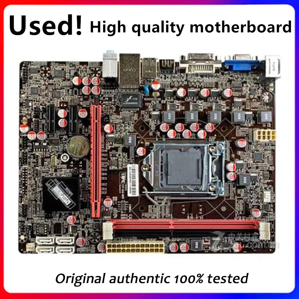 For Colorful C.H61K H61K V20 Computer Motherboard LGA 1155 DDR3 For Intel H61 H61M Original Desktop Used Mainboard