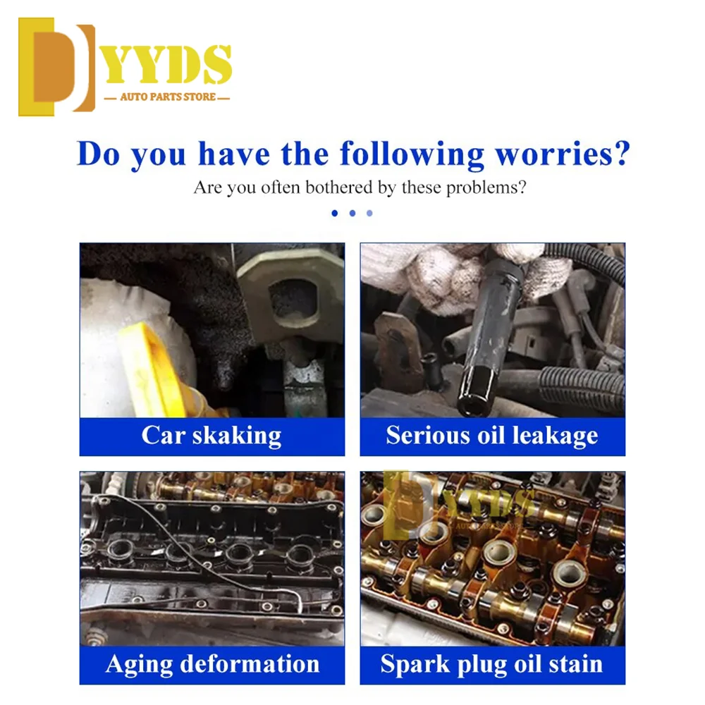 Aluminum Valve Cover For BMW N13 1 Series 118i 3 Series 316 116i Engine Cylinder Head 11127646553 Gasket Assembly 11127601863 - Image 3