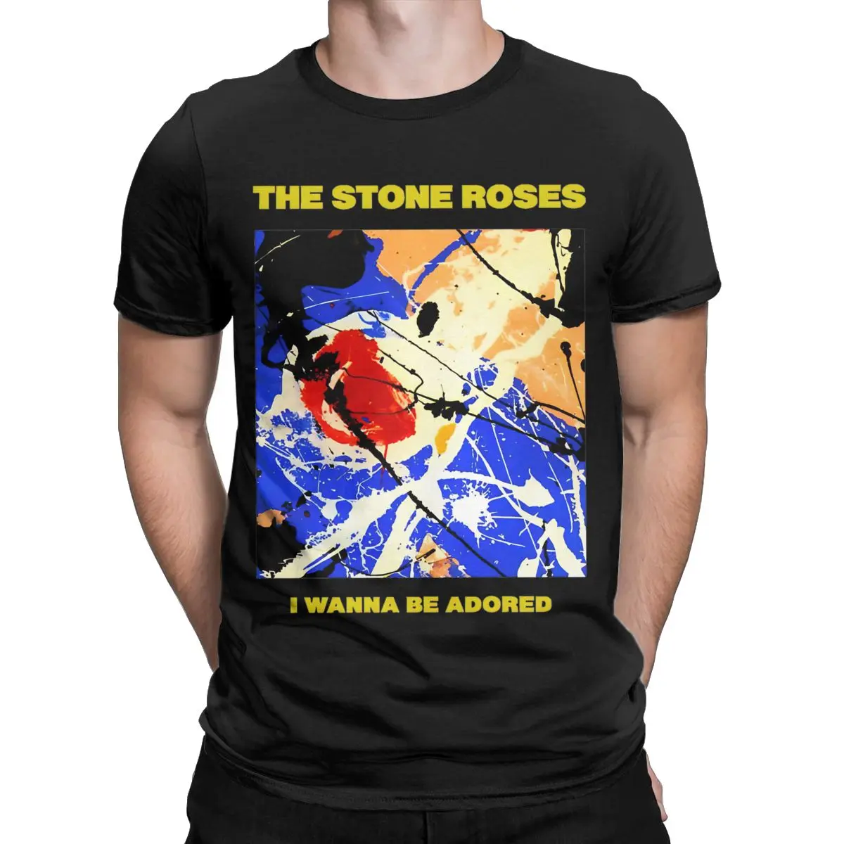 The Stone Roses Band Męska koszulka Vintage Tee Shirt Koszulki z krótkim rękawem O Neck Bawełniana oryginalna odzież