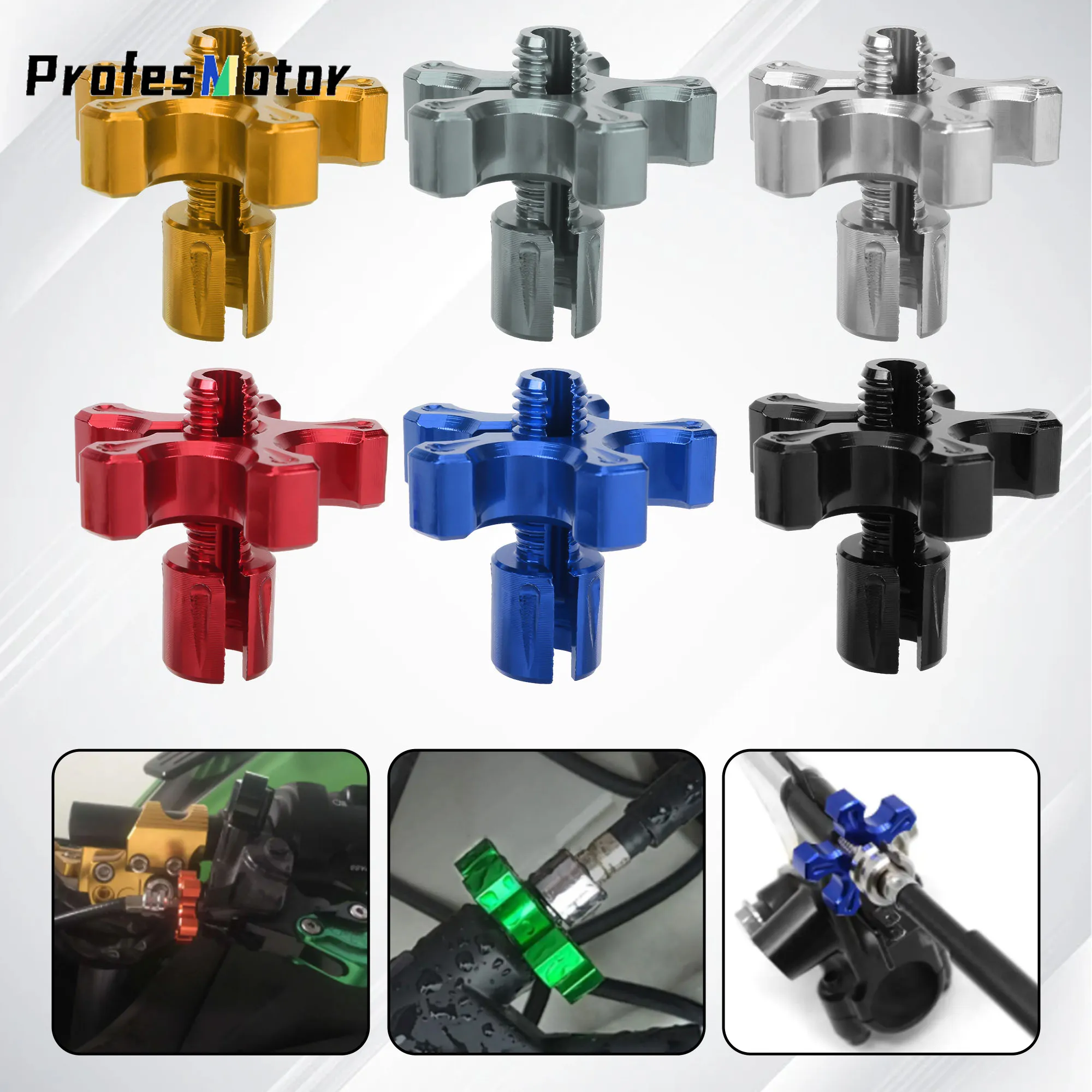 

ATV UTV Brake Clutch Levers Cable Wire Adjuster Screw Motorcycle Universal Aluminum Machine Accessories Motocross Enduro