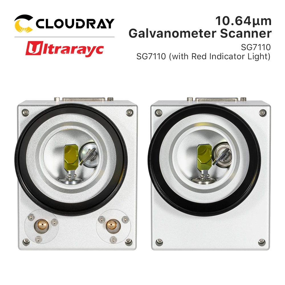 SG7110 SG7110R Markering Scannen Galvo Hoofd Met Rode Wijzer Ingang Diafragma 10mm Hoge Snelheid Scan voor Fiber Co2 Markering Machine