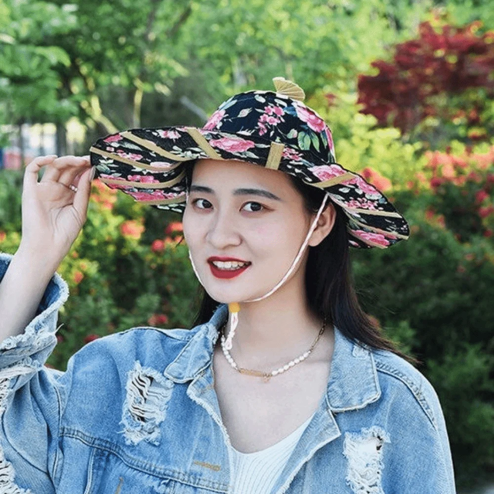 قبعة شمسية قابلة للطي بحافة عر - مراجعة Sun Hat Wide Brim وسعره