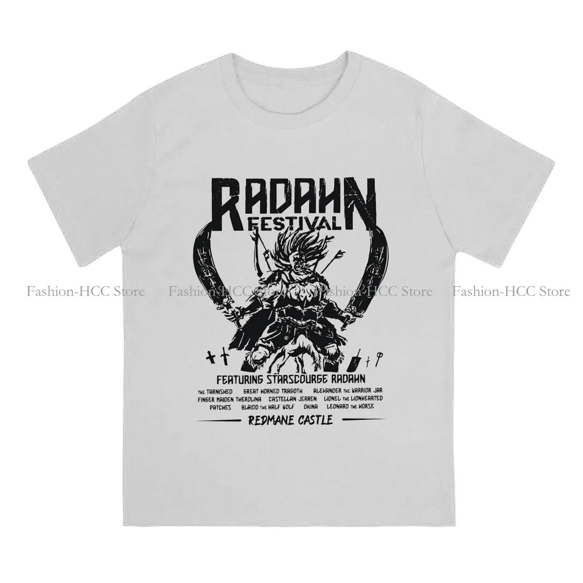 Radahn47 Casual Polyester TShirt Dark Souls Printing Tops Comfortable T Shirt Men Short Sleeve