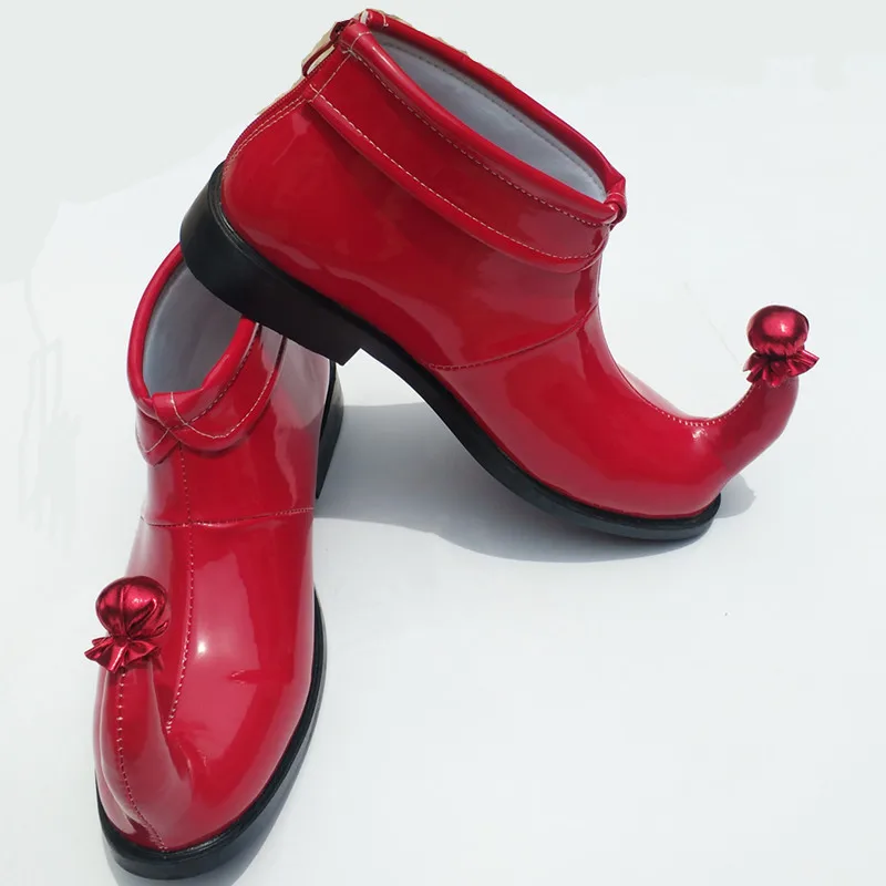 Karnevals-Streifen-Clown-Schuhe für Erwachsene und Kinder, Halloween-Rollenspiel-Schuhe, Zirkus-Aufführungskostüme, Party-Accessoires – Detail 1