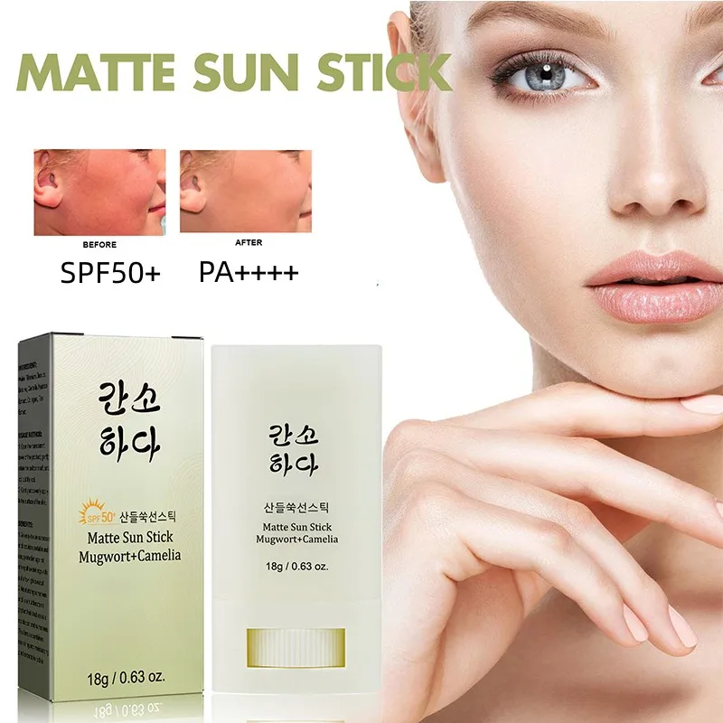 

18ml Sunscreen Stick Anti-UV Moisturizing Preventing Sunburn Whitening Matte Summer Brightening Refreshing Skin Cream Woman Use