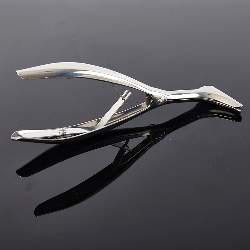 Adult/kids two styles Nose Mirror Ear Canal Dilator Stainless Steel Speculum Nostril Nose Pliers Nasal Dilator