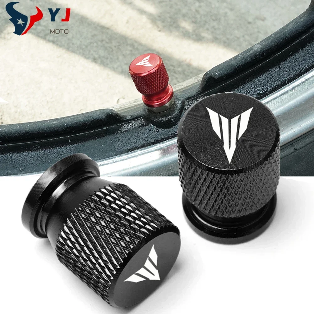 Tire Valve Stem Caps Cover For YAMAHA MT09 MT07 MT10 MT03 MT 09 07 03 10 MT-09 MT-07 MT-10 TRACER 900 700 GT FZ09 XSR700 XSR900