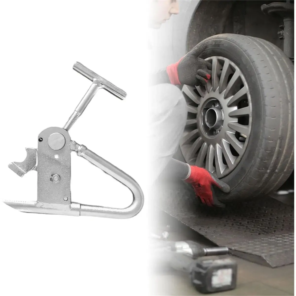 

Tire Changer Repair Tool Equipment Garage Tire Bead Clamp Drop Center Tool
