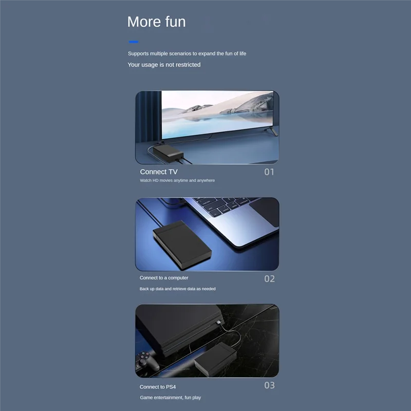 External HDD Case 2.5/3.5 Inch SSD External Hard Drive Box Enclosure SATA To USB 3.0 Hard Disk Case Adapter EU Plug Easy To Use