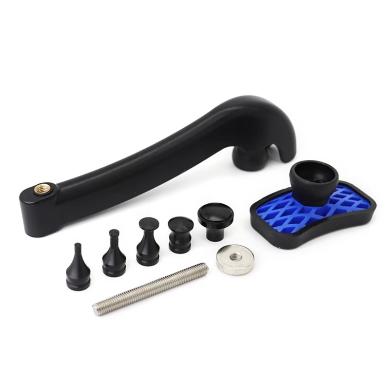 Paintless Dent Repair Kit Knock-down Tool Tap Down Pen with 3 Rubber Heads Dent Removal Tools Car Tap Down