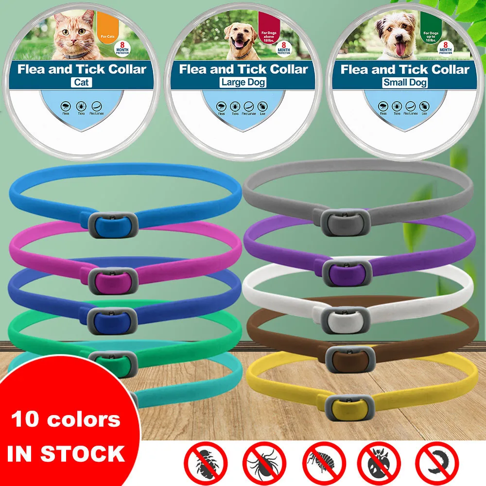 

Puppy Pet Collar Kills Fleas & Ticks Water Resistant for Small Medium Large Dogs