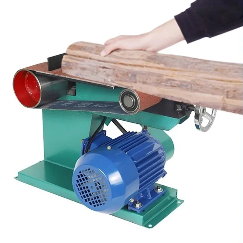 Electric Belt Sander Desktop Belt Sander Woodworking Grinder Industrial Grade Polishing Machine Mode for Tool Polishing Making