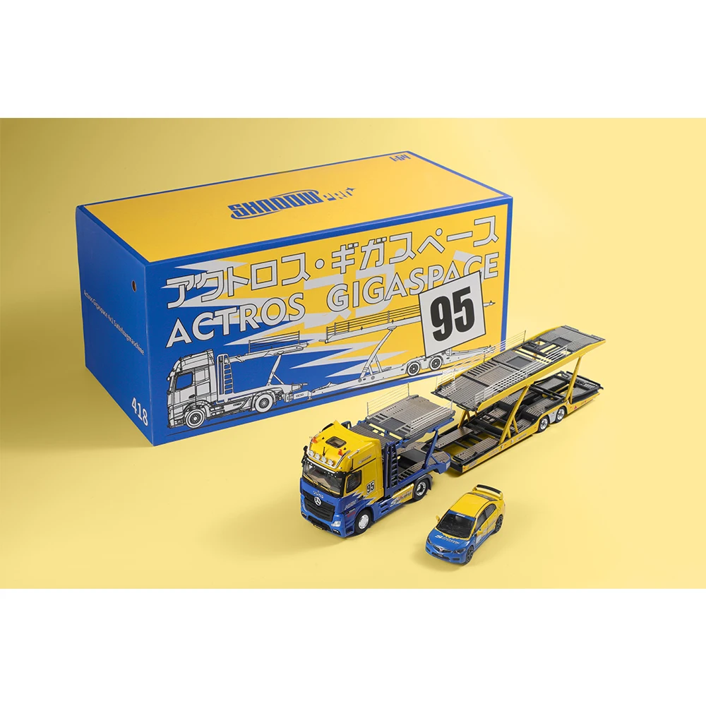 

DCT 1/64 Actros Gigaspace 4x2 Sattelzugmaschine Model Truck and Model Car Vehicle Diecast Car Collection Toy Station Vehicle