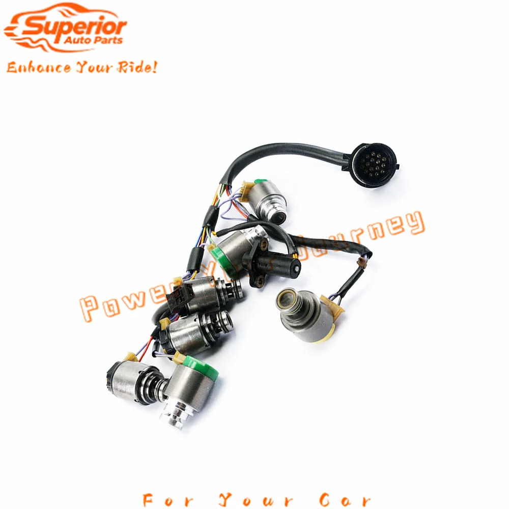 

ZF5HP19/5HP19/01V Solenoids w/ Harness – For Audi S4/S6/RS6/A8, BMW 5/Z4 (0501314432, 0501316463, 0501210019, 01V927333C)