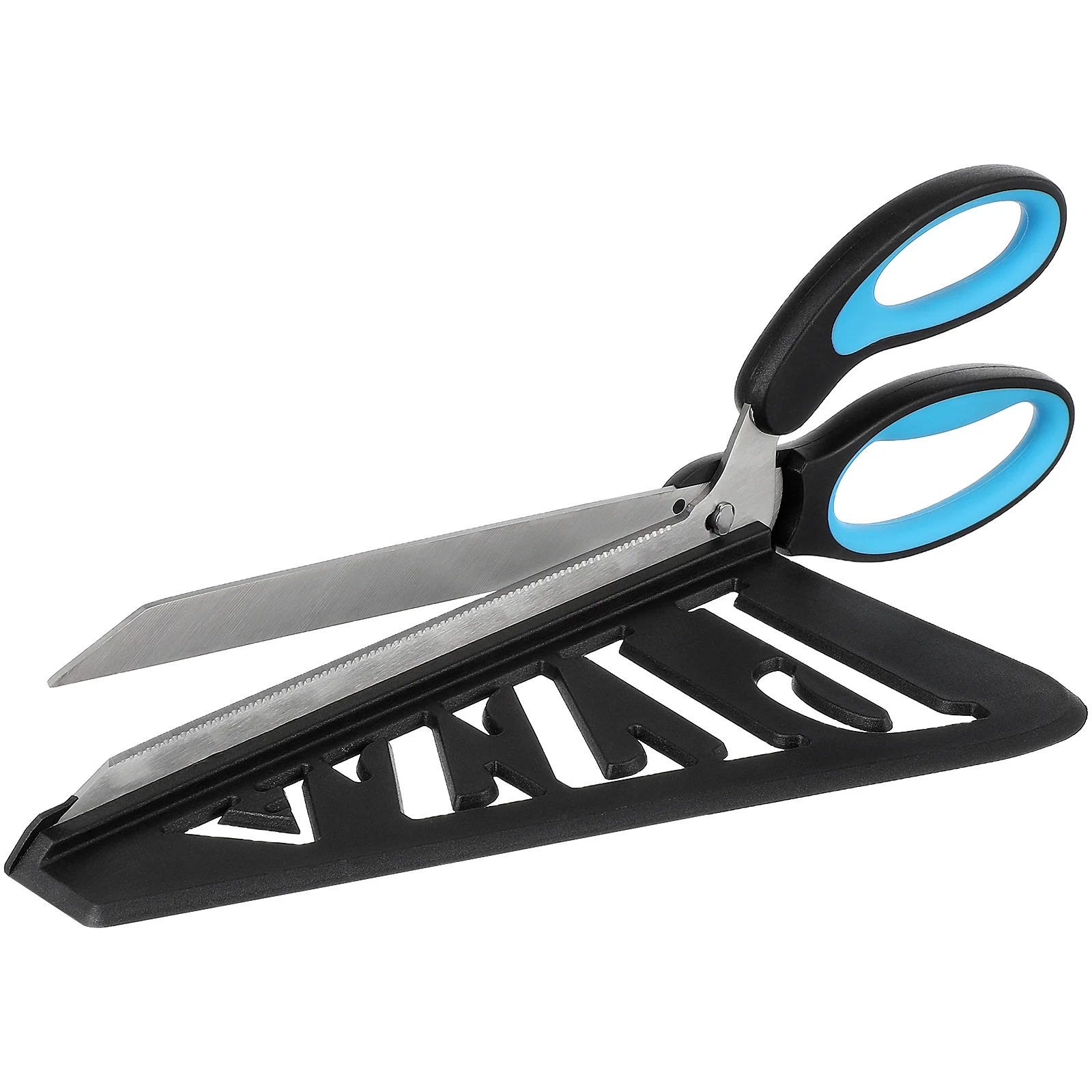 

1pc Stainless Steel Pizza Scissor Sky-Blue Detachable Spatula Kitchen Shear Multi-Functional Pie Cutter Home Kitchen Gadget