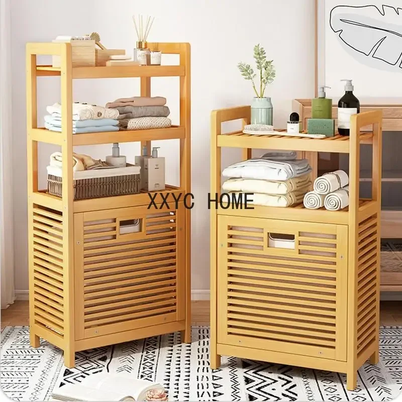 

Корзина для белья с полкой Корзина для грязной одежды с множеством слоев Большая вместительная органайзерная стойка для ванной комнаты для свитеров Джинсов