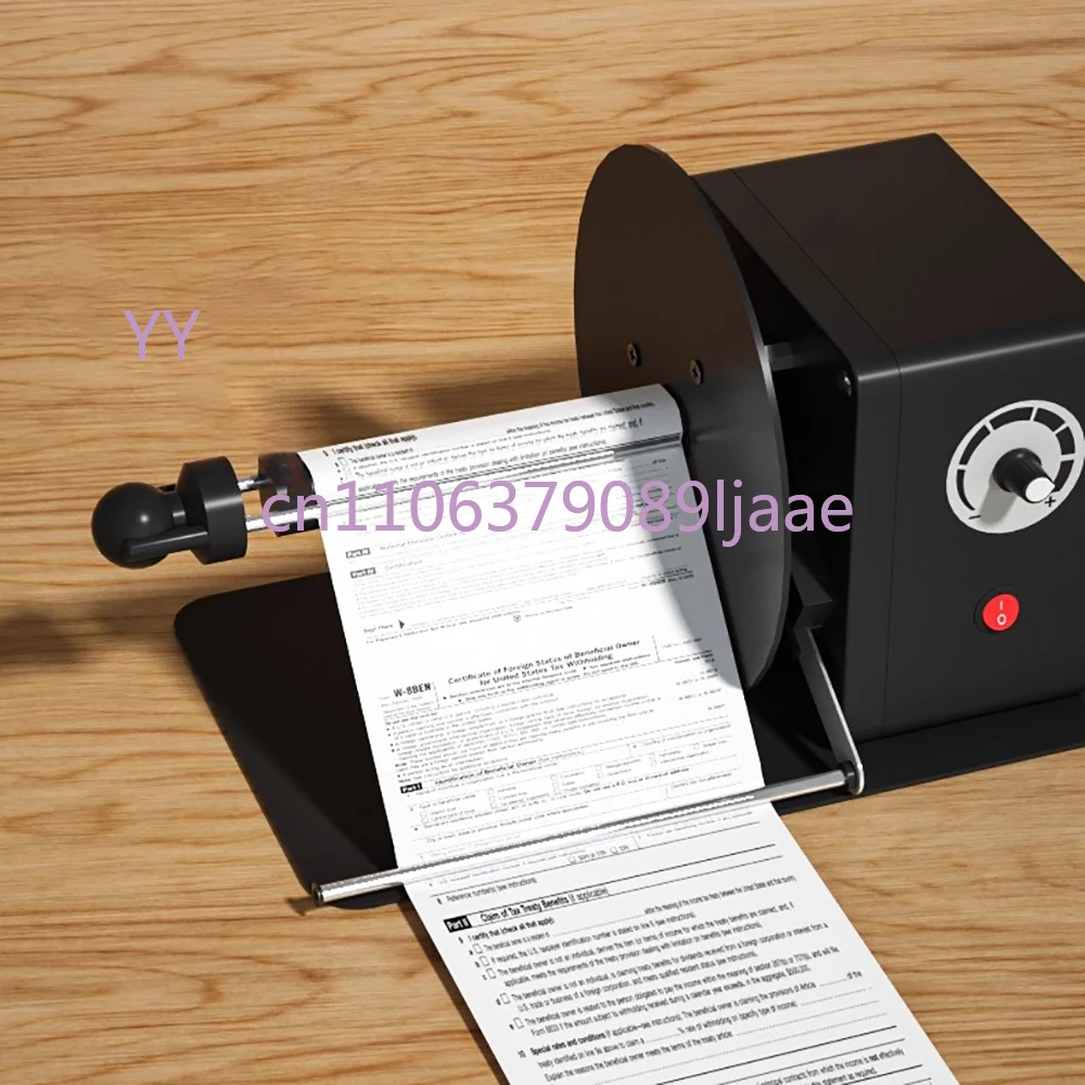 

Mini Electric Label Rewinder Desktop Small Winding Machine