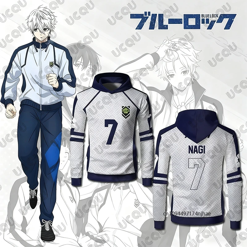 

Осенний синий замок No 7, толстовки с принтом NAGI для мужчин, спортивные футбольные майки с длинными рукавами, повседневные толстовки, топ большого размера для детей/взрослых