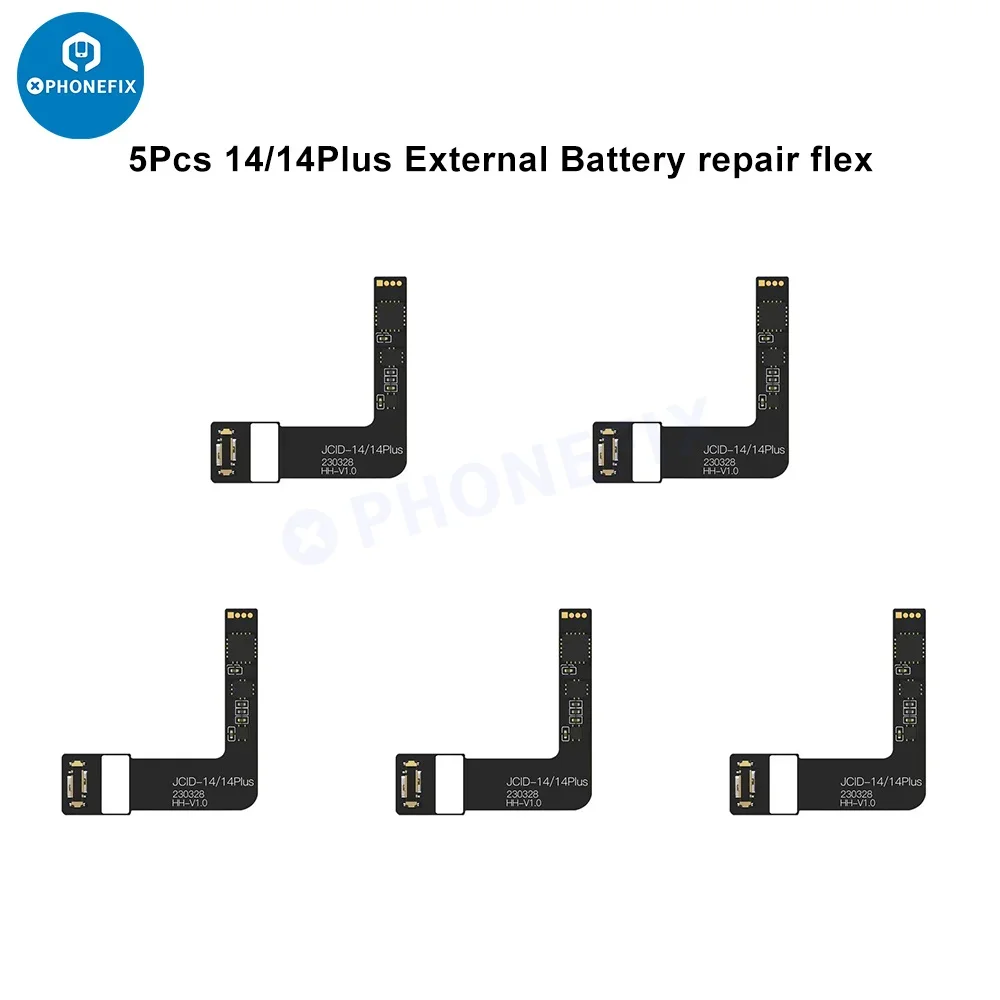 JCID V1SE V1S PRO Original Tga-on Batterie FPC Réparation Flex pour IPhone11-15PM Santé Iodine Batterie Externe Remplacement Câble