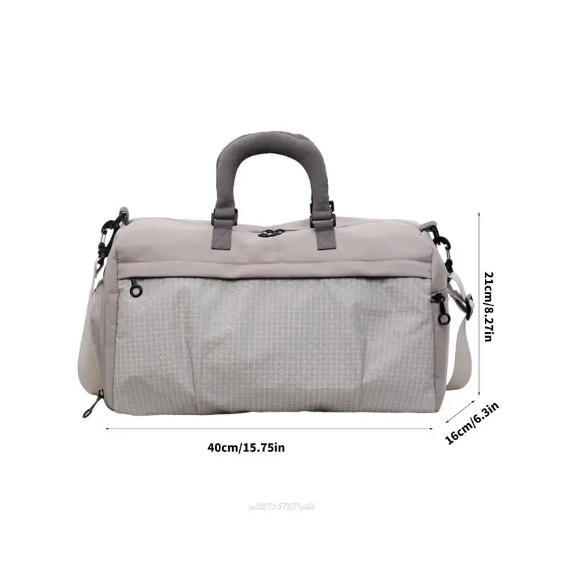 X5XA Travel Duffle Bag ، حقيبة Waterproof Weekender تحمل أكياسًا مملوءة بالنساء حقيبة صالة رياضية للرياضة بين عشية وضحاها حقيبة