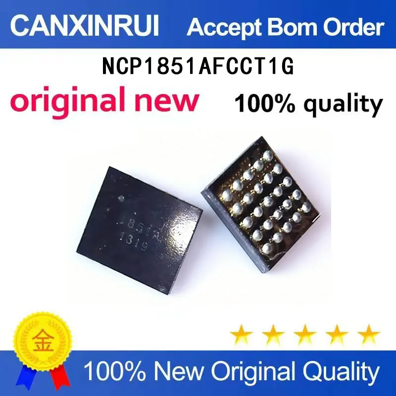 

(5-100 Pieces) Brand new original NCP1851AFCCT1G silk screen 851A 1851A BGA spot chip IC