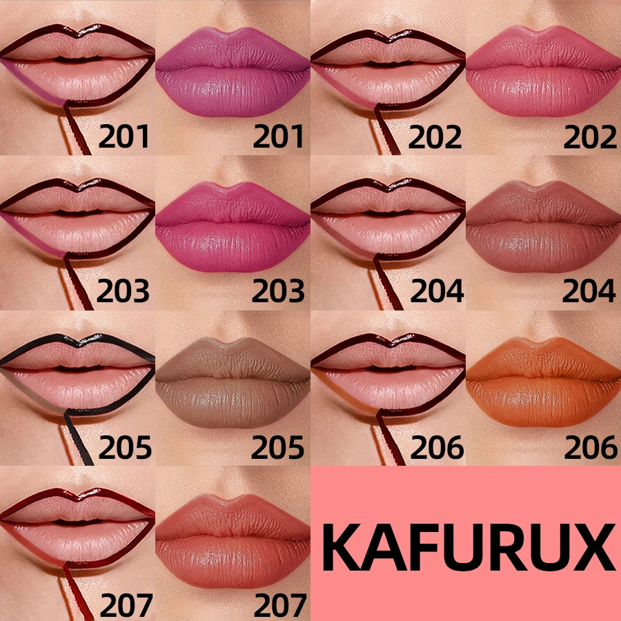 7 colori Impermeabile Peel off Lip Stain Reveal Lunga Durata Rosa Rosso Rosa Opaco Lip Liner Gloss Alto Pigmento Lip Tint Trucco Regalo