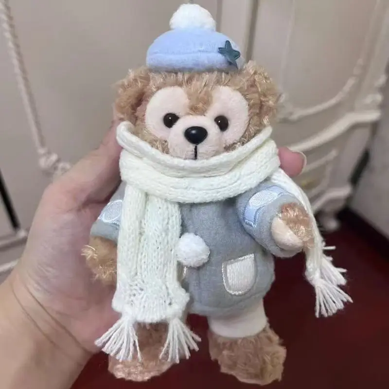 Disney Authentic Lina Belle Pendant Duffy Plush Doll Pendant Crossbody Bag Small Pendant Keychain Girl Heart Shaped Gift Toy