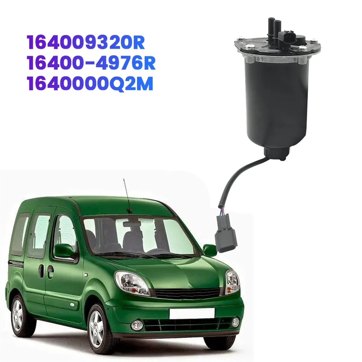 センサー付きディーゼル燃料フィルターインサート,Renault Kangoo ii,Clio iv,ダスターLodgy Logan,16400-4976r,a447447000,164009320r