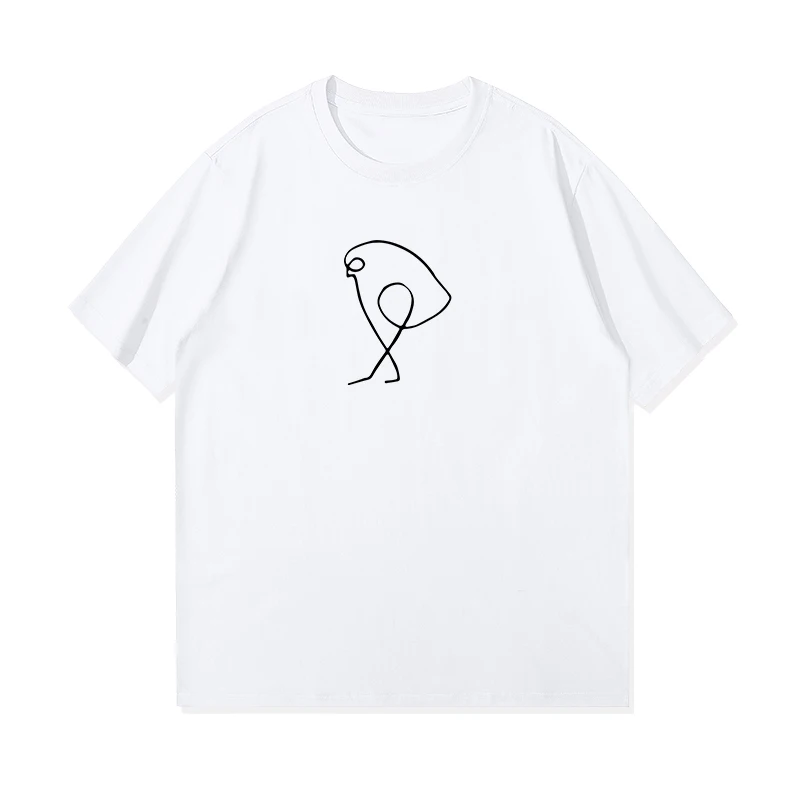 

Summer New Short Sleeve Mens Short Sleeve Couple Cotton Crew Neck Mens and Womens T-Shirt Loose Half Sleeve