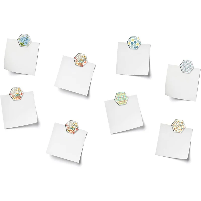 10 Pcs 6.5cm Sublimation Blank Octagonal Fridge Magnets for Refrigerator Decoration