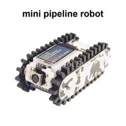 mini Pipeline Robot Car Adjustable Camera WiFi Image Transmission Mobile Phone Control Video Car ESP32 Development Board FPV