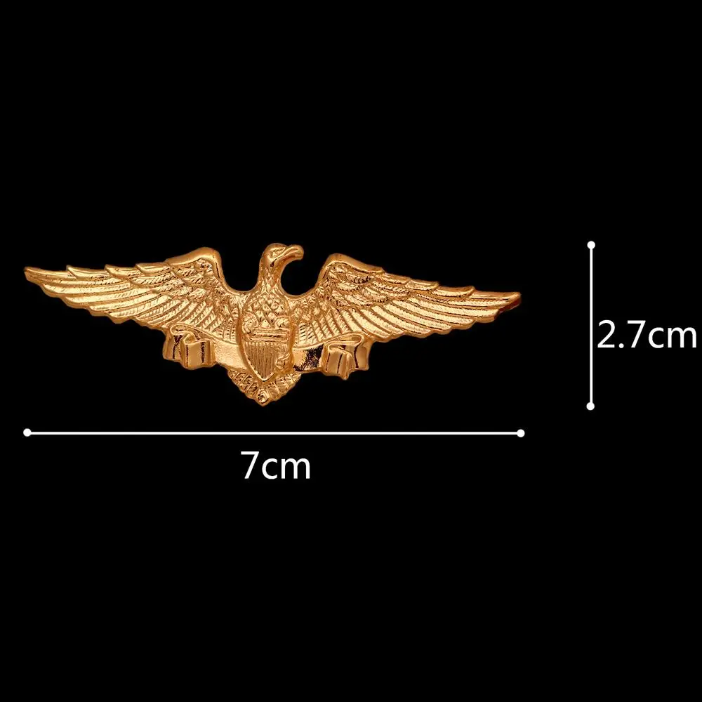 Brooch Pin for Men's Elegant Fashion gold coloren Eagle Lapel Party Collar Pin ee