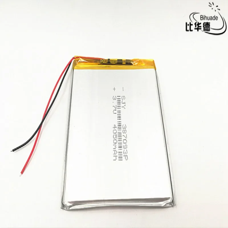 10pcs 3.7V 4050mah polymer lithium ion battery Li-ion battery for tablet pc 7 inch MP3 MP4