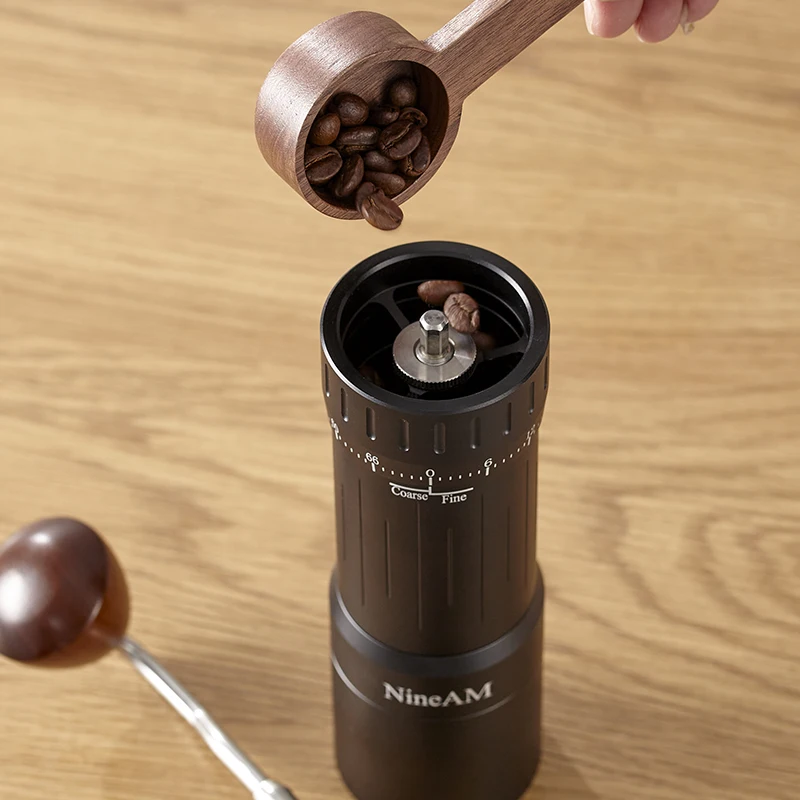 NineAM M1/Pro Manual Coffee Grinder 2024 Newly Upgraded 48MM Stainless Steel Cone Burr Suitable for Espresso Kitchen Tools