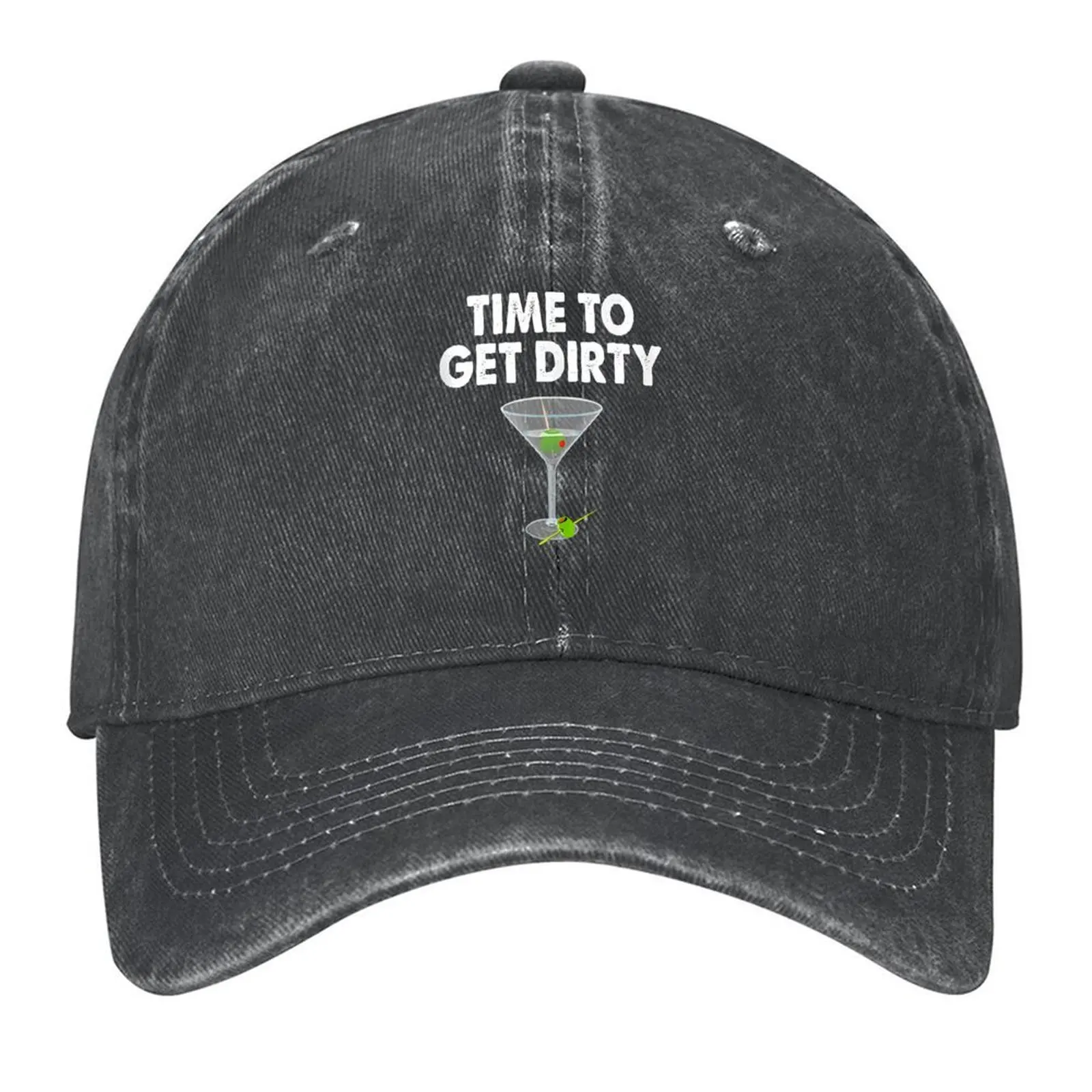 

Dirty Martini Ime O Get Dirty Happy Hour Baseball Cap sun caps Wild Ball Hat Anime Anime Hat Baseball For Men Women's